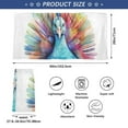 thumbnail image 3 of Peacock Bird Bath Towel Wrap for Man Adjustable Shower Wrap Button Closure Body Towel for Sauna Gym, 3 of 7