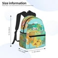 thumbnail image 2 of Disketp USA Tourist Map Mochila Ligera Clásica con Múltiples Bolsillos, Mochila Casual para Hombre y Mujer, Ideal para Escuela, Trabajo y Viajes, 2 of 6