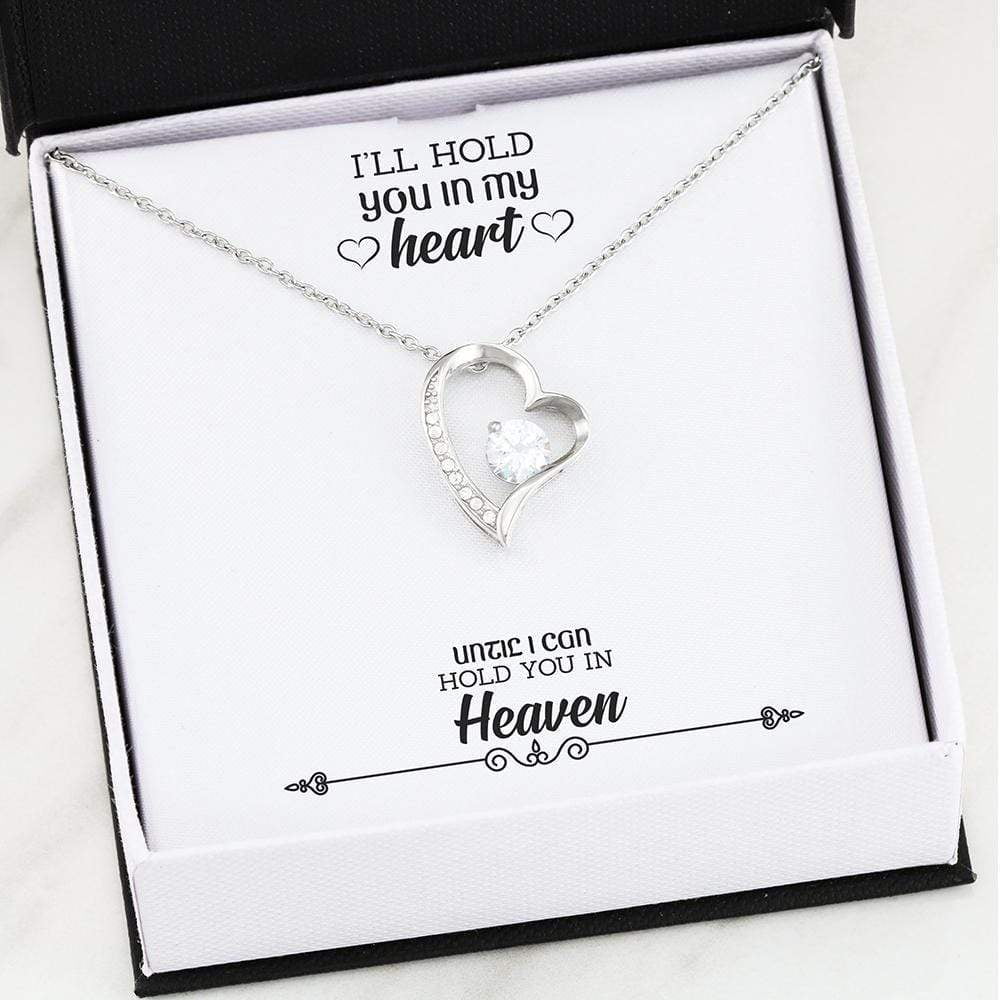You Complete My Heart CZ Love Heart Pendant 18k Gold or Stainless Steel 18 Necklace