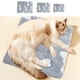 thumbnail image 1 of Cama Ortopédica para Mascotas con Base Antideslizante, Alfombra de Felpa Gris para Perros y Gatos, Lavable a Máquina, 67 X 48 Cm, 1 of 6