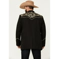thumbnail image 4 of Scully P-916-BGD-40 Men Floral Embroidered Blazer, Black & Gold - 40, 4 of 4