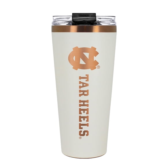 North Carolina Tar Heels 30 oz. Cream Copper Big Slim Tumbler