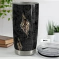thumbnail image 4 of Hunting Tumbler Deer Skull Camouflage 20oz Tumblers with Lid Gift for Men Dad Best Friends Hunting Skull Lovers Christmas Birthday Fathers Day, 4 of 7