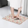 thumbnail image 4 of Pioneer Flower Floral Print Flannel Non Slip Door Rugs,Washable Door Mats Indoor,Decorative Door Mats,Dirt-Resistant and Absorbent Doormat for Entrance,Bedroom,Kitchen,Bathroom,23.5"x16", 4 of 5
