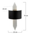 thumbnail image 3 of Opviq , Uzun , Black / Silver Wall Lamp, 3 of 5