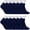 Navy, variant on 12-Pairs Women's Ankle Athletic Low Cut Socks Colorful Solid Lightweight Casual Socks White