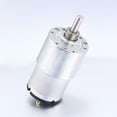 thumbnail image 6 of 12V Gear Motor High Torque Electric Speed Reduction Geared Motor Eccentric Output Shaft 37mm Diameter Gearb, 6 of 8