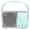 Cyan green, variant on NexTone Retro Bluetooth Speaker, Vintage Decor, Small Wireless Bluetooth Speaker, Cute Old Fashion Style for Kitchen Desk Bedroom Office Party Outdoor,Birthday Gifts for Women Teenage