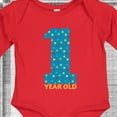 thumbnail image 4 of Inktastic First Birthday-1 Year Old Boys or Girls Long Sleeve Baby Bodysuit, 4 of 5