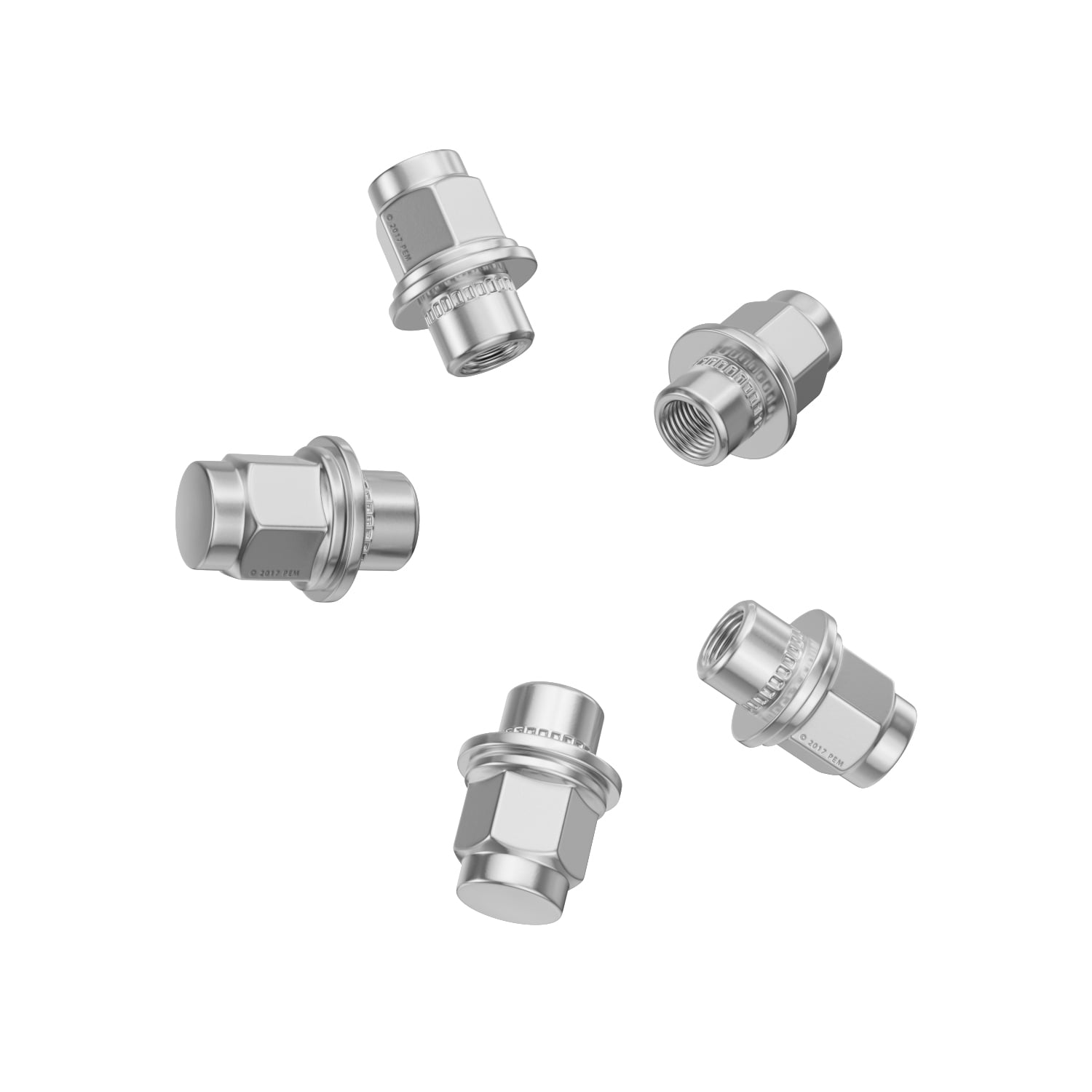 StanceMagic Set of 20pcs Chrome 12x1.25 Closed End Lug Nuts - OEM Mag Washer Style Seat, 1.5 inch Length, 13/16" 21mm Hex - Compatible with Nissan and Infiniti Factory Wheels