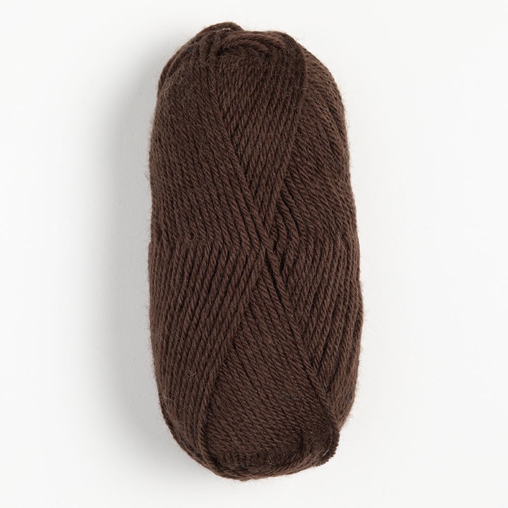 Knit Picks Wool of the Andes Chocolate Worsted Wool Yarn Pack - 10 Skeins of Brown 100% Wool Worsted Yarn - Total 500 grams, 1100 yards