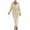 Beige, variant on Women's Summer V Neck Sweater Dress Puff Long Sleeve Slim Bodycon Fall Winter Ribbed Knit Dresss,Fashionable Casual Dresses for Women 2025