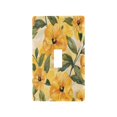 thumbnail image 2 of Switch Panel Switch Decoration 2.76x4.53x0.28 Inches Unused Outlet Cover Switch Plate Wall Plates Living Room Kitchen Bedroom Study Switches Big Yellow Flowers, 2 of 8