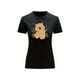 thumbnail image 2 of Playera Blusa De Capybara Con Paliacate Diseño Divertido Ropa Para Mujer Capibara Color Negro Talla Grande Marca Emil SaEs, 2 of 4