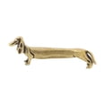 thumbnail image 3 of Figura de perro salchicha, mini estatua de perro, decoración del hogar, adorno coleccionable realista, mascota de té para estantería, salón de té,, 3 of 7