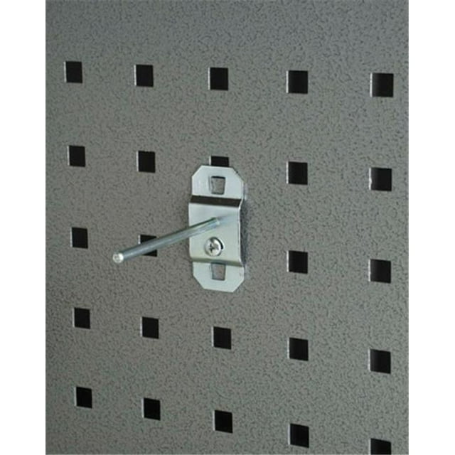 Triton Products 51110 1.5 In. Single Rod -Straight .19 In. Dia. Zinc Plated Steel Pegboard Hook for LocBoard 5 Pack
