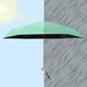 thumbnail image 5 of Sombrilla superligera, mini, plegable, con protección UV, resistente al viento, portátil, de doble uso, color verde aguacate, 5 of 13