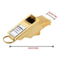 thumbnail image 3 of Silbatos deportivos extra fuertes Silbatos con sonido fuerte y nítido (oro plateado), 3 of 4