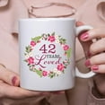 thumbnail image 5 of 42nd Birthday Gifts for Women - 42 Years Loved with A Garland Birthday Mug - 42 Year Old Present Ideas for Mom, Daughter, Sister, Wife, Friend, Cousin, Aunt, Coworker - 11 oz Coffee Mug, 5 of 6