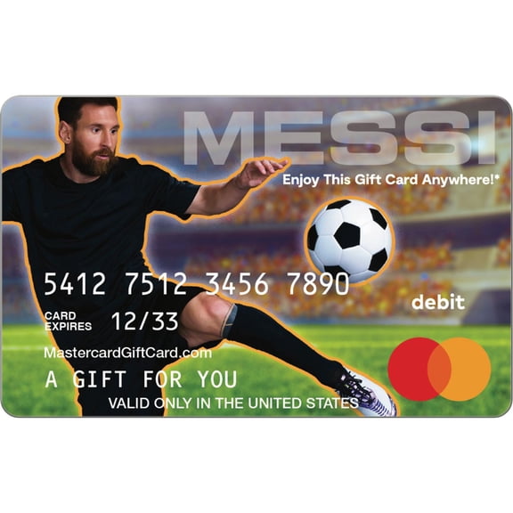 Mastercard® $20-$500 eGift Messi Stadium (Plus $6.84 Purchase Fee) [Email Delivery]