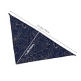 thumbnail image 3 of Naloa Navy Dark Blue Dog Bandanas 1PC Washable Triangle Dog Scarfs Premium Durable Fabric, for Small Medium Large Dogs and Cats, 3 of 6