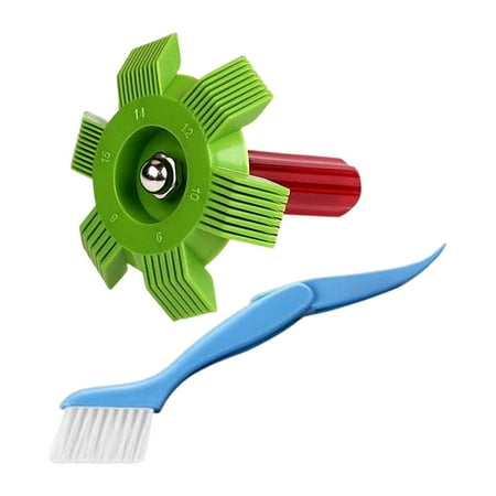 

Portable Air Conditir Condenser Comb Straightener Tools Clean Whisk Brush Folding Cleaning Brush for Bathroom Home Evaporator
