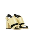 thumbnail image 2 of DRIES VAN NOTEN Yellow Leather sandals Yellow Block Heel Open Toie Dress Pumps (Yellow, 10), 2 of 4