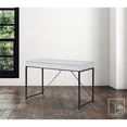 thumbnail image 5 of Marcelino Wooden Desk White/Black 43.3L x 21.6W x 30H 2 Storage Drawers, 5 of 11