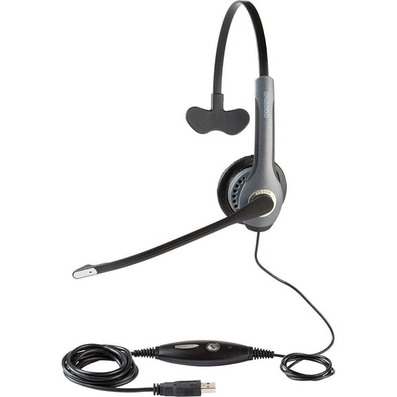 Jabra GN2000 Mono CIPC NC USB Wired Headset (Frustration Free Packaging)
