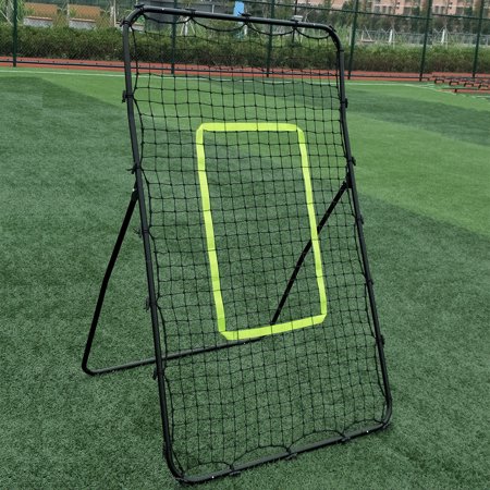 Softball Throwing Drills (UBesGoo 4.6' x 3' x 2.6' Rebound Baseball Goal, Soccer Softball Net Throwing PitchingTraining, for Kids Youth, Backyard, Park)