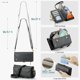 thumbnail image 3 of funda billetera para Samsung Galaxy A14 con Protección RFID, Ranuras para tarjetas, Pata de Cabra, Correa Desmontable-Funda para teléfono tipo Bandolera con Tapa de Cuero PU a prueba, 3 of 9