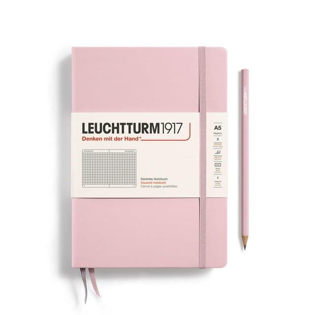 Cuaderno LEUCHTTURM1917 Medium A5 251 páginas cuadriculadas polvo