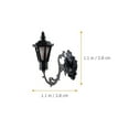 thumbnail image 2 of 5pcs Sand Table Decoration Sand Table Miniature Wall Lamp Desktop Ornament 1:87, 2 of 7