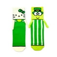 thumbnail image 5 of Hello Kitty & Friends Women's St. Patrick's Day Magnetic Arms Mid-Crew Socks, 1-Pack, Size 4-10, 5 of 7