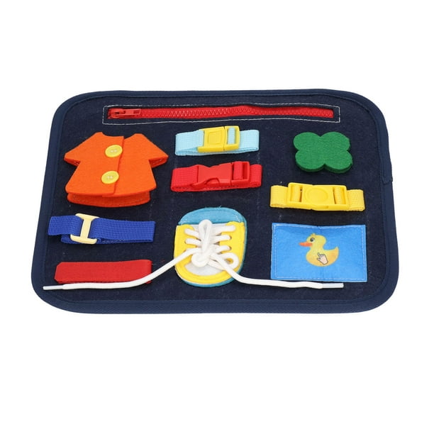Planche Montessori pour Enfants - Apprendre les Fixations & les Lacets