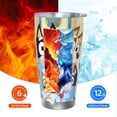 thumbnail image 5 of Johaoi Bluey Print 20oz Tumbler,Travel Coffee Mug Tumbler with Flip Lid Stainless Steel Water Bottle Gifts for Women Men Him Her-Without Straw, 5 of 8
