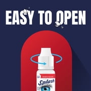Splash Redness Reliever Drops for Fast-Acting Whiter Eyes, Hydrating Formula, Daily Use 0.5 Fl Oz