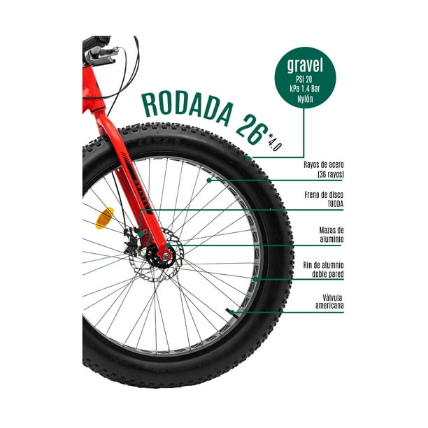 Gravel Bici Rodada 26 Bicicleta Mountain Gear Aro 26 Bicicleta Aro