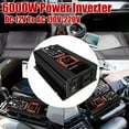 thumbnail image 2 of 6000W Car Power Inverter DC 12V to AC 220V Universal Sine Wave Electronic Charging Converter 2 USB Outdoor Charge, 2 of 3