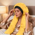 thumbnail image 5 of 2 In 1 Long Braids Bonnet For Sleeping Reduce Friction Frizz Protective Hair Cap, 5 of 9