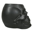 thumbnail image 5 of Matte Black Gothic Skull Skeleton Ceramic Votive Candle Essential Oil Warmer, 5 of 8