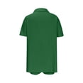 thumbnail image 7 of Kezqiaxn Matching Set Summer Fashion Short Sleeve Button Up Shirts and Drawstring Shorts with Pockets Womens Outfits, 7 of 7