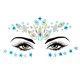 thumbnail image 1 of Pegatinas de tatuaje temporal para fiesta de Halloween, tatuaje de cejas 3D de diamante, maquillaje de espectáculo para niños, joyería facial DIY, decoración de tatuaje, 1 of 4