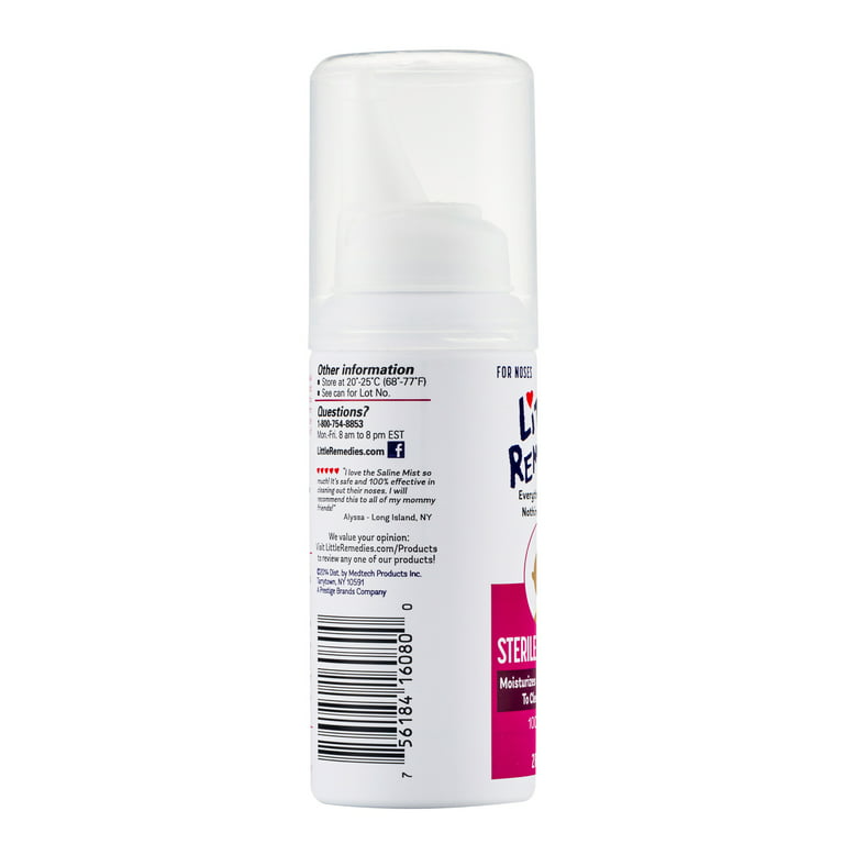NoseFrida Nasal Spray – Natural Sea Salt Saline Solution (2-Pack)