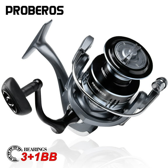 1000~7000 Series Spinning Reel, 5.2:1 Gear Ratio, 22LB Max Drag, Aluminum Alloy Metal Spool, Spinning Fishing Reel