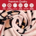 thumbnail image 4 of Blanket for Mom from Daughter & Son, Mom Birthday, Flannel Fleece Soft Warm Cozy Boho Love Letter Throw Mother Blanket 60\u201d x 50\u201d, 4 of 6