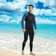thumbnail image 5 of Trajes de neopreno para hombres Trajes de buceo completos de neopreno de 3 mm Surf Natación Manga larga Mantener caliente Cremallera trasera para depo - Gris L Soledad traje de neopreno de los hombres, 5 of 10