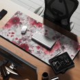 thumbnail image 2 of Long Mouse Pads for Desk,Pioneer Flower Floral Print Pattern Desk Mats on Top Of Desks, Desk Mouse Pad Extra Large with 3mm Non-Slip Base and Stitched Edge for Gaming,Office,Work,Home 35.4"x15.7", 2 of 6