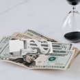 thumbnail image 2 of Milisten 1pcs Metal Dollar Sign Shape Banknote Clips Mini Stainless Steel Money Wallet Clips Money Folder Credit Holder, 2 of 5