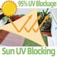 thumbnail image 3 of Sombrilla rectangular de 3x4m impermeable 95% resistente a los rayos UV para jardín patio - Beige, 3 of 5